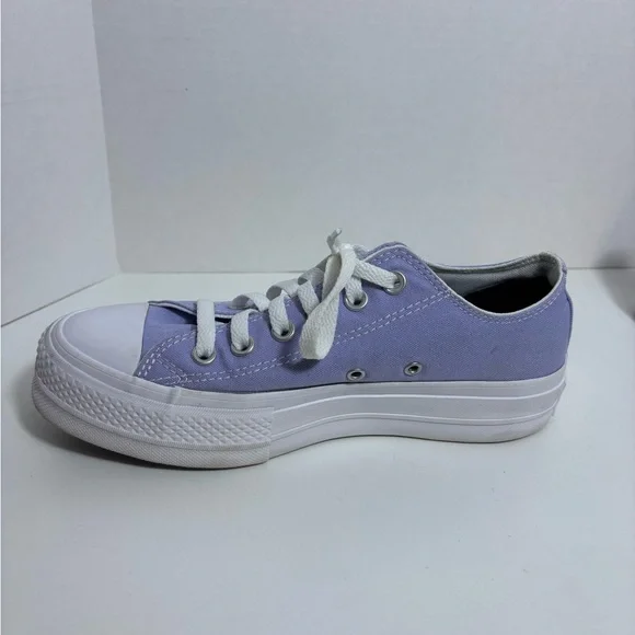 Converse Lavender Purple Low Top Sneakers - Picture 4 of 9